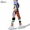 Frauen Leggings Polynesia Abstrakte Kunst Drucken Hohe Taille Elastizität 3D Legging Mode Weibliche für Outdoor Jogging Hosen W220617