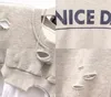 Мужские толстовок толстовок негабаритная мужская подделка с двумя частями разорванной хип-хоп японская уличная одежда Хараджуку синяя толстовка с капюшоном Малмен