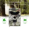 Caméras de chasse Caméra de sentier extérieure 12MP Détecteur d'animaux sauvages HD Surveillance étanche Caméra infrarouge Vision nocturne Po TrapHuntingHunting