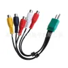 Linie kablowe AV dla Samsung LCD TV 3.5mm 2,5 mm do 5 RCA Audio i Video Cables Signal Line