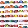 Band Rings Jewelry Unisex Casual Resin Dress Sexy Men Sport Women Wedding Ring Couple Gifts Accessories 100Pc Dhhds