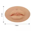3PCSヌード3D唇練習恒久的なメイクのためのシリコンスキンPMUアーティストトレーニングアクセサリーマイクロブレードタトゥーサプリ