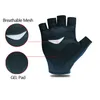 Guantes de ciclismo Deportes Guantes de bicicleta Guantes de punto para hombre Medio dedo Guantes de bicicleta 220531