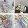 Daily Transparent Shopping Crossbody Bags Women Laser Chain Design Shoulder Bags Small Single Strap Messenger Flap Bags G220420