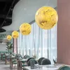 Pendant Lamps Nordic Hand-painted Planet Lights Restaurant Children's Room Bedroom El Moon Ball Hanging Deco LampsPendant