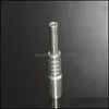 Other Hand Tools Home Garden Titanium Collector Tip Nail 10Mm 14Mm 18Mm Inverted Grade 2 Ti For Glass Drop Delivery 2021 Ccnok5055999