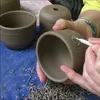 6 PCS/セットスラッジ陶器粘土スクレーパーツールアルミニウムセラミックス彫刻モデリングツールワックスクラフトシェーパーKDJK2207