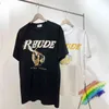 Rhude Limited Designer Los Angeles T-shirt Men Women 1 1 High Quality Tops Tea Short Mouw high-quality