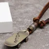 Metalen brief liefde skateboard hanglagers ketting verstelbare lederen ketting kettingen voor vrouwen mannen mode sieraden