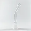 18.8mm glass hookah female male head with curved adapter nozzle