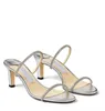 Fabrieksverkoop Zomer Merk Meira Sandalen Schoenen Kristal Verfraaid Strappy Pumps Vrouwelijke Naaldhak Avondjurk Bruids Trouwjurk EU35-43