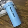 Personalized Water Coffee Bottles 10PCS Portable Safety Wheat Plastic A Free Drink Milk Cup 400ML Customized Wholesale 220706