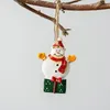 2022 Resina Ornamenti per l'albero di Natale Decorazione Xmax Pendenti per feste Calza Babbo Natale Ciondolo pupazzo di neve Haning Decro Regalo Inventario vintage all'ingrosso