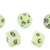 7psc/set Luminous Mini Dice Polyhedral Sided Multi-faceted Game Mini Set Dice Board Game Dice Set For Dungeons 5569 Q2