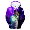 Herrtröjor herrtröjor Michou inoxtag 3D tryckt hoodie mode streetwear pojkar/flickor huva moletom masculino toppar kawaii