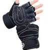 Luvas de ciclismo meio dedo anti-deslizamento anti-sweat esporte respirável fitness levantamento de ginástica ginástica Glovecycling GloveCycling