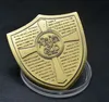 Wapenrusting van God EPH 61018 Kruisvaarders Rode Kruis Uitdaging Coin Shield Badge Lord Bible Praye7620253