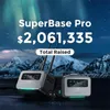 Zendure Superbase Pro 2000 휴대용 발전소 2096Wh 대용량 3000W AMPUP 기능 14 출력 6.1 인치 클리어 디스플레이 내장 4G IoT