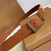 Women Brown Leather Canvas Belt Total Pattern Fashion Classic Belt Jeans/Dressing Adjustable 30mm Width