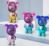 Mini Taşınabilir Şarj Edilebilir El Taşınır Soğutma Üç Hızlı Ayar Elektrikli yoğun USB Mini Bear Fan