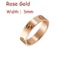 Designer Nail Nail Band anneaux pour Love Man Femme Golden Rose Silver High Quality Luxury Jewelry Womens Mens Lovers Couple Rings Gift Si7151882