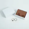 20pcs Jewelry bags Pouches Microfiber Envelope Brown Jewelry Packaging Display Gift Cloth Bag Chic Small Necklace Brooch Pouch