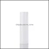 Packing Bottles Office School Business Industrial 100Ml Plastic Cosmetic Lotion Pump White Pet Spray Bottle For Facial Cleaner Skin Care S