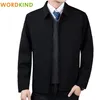 Marque Business Casual Jacket Manteaux pour hommes Manteau de printemps Casual Veste d'automne Vestes simples et solides pour hommes Vestes de baseball 220816