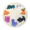 Tapis de chien Simple et mignon, rond, pour salon, chambre à coucher, couverture de chevet, tapis pour enfants dans la chambre à coucher, tapis pour pépinière