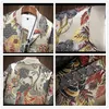 Jddton męskie japońskie haft haftowa bombowca luźna mundurek baseballowy Hip Hop Hop Płaszcze swobodne męskie odzież na odzież JE081 220811