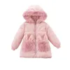 Nouveau-né bébé vêtements hiver doudoune pour 1-3Y filles à capuche enfants veste d'hiver coton rembourré Parka enfants tenue filles veste J220718