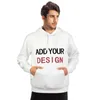 Jumper Full Dye Sweatshirts 3D Sublimation Tryckt Anpassad 100% Polyester Men Hoodies