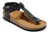 Hele nieuw arriva zomer kurk slippers plat strand sandalen indoor huis flip flops mannen dames platform sandalen casual schoenen 6022208