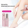 Epilator elektryczny TRIMER TRIMER MINI Eye Brow Lipstick Facial Kształt Usuwanie włosów Przenośne kobiety bezbolesne narzędzie golarki brzytwa 0621