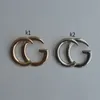 Gold G Buchstaben Designerstifte Broschen für Frauen Männer legieren Mode Fashion Crystal Pearl Brosche Pin Schmuck für Party