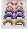 Kıvırcık dağınık kalın 3d vizon saç yanlış kirpikler 5 pairs set yumuşak ışık kullanımlık el yapımı çok katmanlı sahte lashes uzantıları 4 modelleri giymek kolay DHL