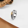 Rings Womens Trendy X Fashion Jewelry Designer Ring For Men Ladies Love Double Layer Couple Birthday Party Gift6137197