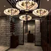 Lampade a sospensione Il lampadario in stile cinese del sud-est classico El Restaurant Wind Zen Creative Lamp LanternPendant