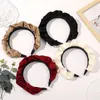 Fashion Women Hoofdband Satijn geplooide Hairband Fresh Summer Headwar Volwassen All-match handgemaakte haaraccessoires