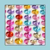 504 sztuk 6mm Rhinestone Aplikacja DIY Scrapbooking Dekoracje Akrylowe Żywica Diamentowa Pasta na Telefon Case Naklejki ścienne Drop Dostawa 2021 Bądź