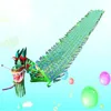 중국 파티 축하 용 드래곤 리본 댄스 소품 화려한 광장 피트니스 제품 어린이를위한 재미있는 장난감 성인 축제 선물 240g