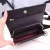 En kaliteli kadın tasarımcı klasik cüzdan zincir havyar woc çanta taneli parlak buzağı derisi çapraz çantalar omuz çantası 33814 flep 308t
