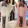 民族服K k ing onden dress  - 女性プラスサイズのアフリカのプリントマキシドレスイスラム教徒のファッションアバヤ自由奔放に生きる2022春夏の女性