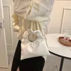 Abendbeutel Mode Rüschengriff Handtaschen Geldbörsen Kettenkreuzkörper für Frauen 2022 Luxus Design Ladies Messenger Hochwertig