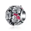 Fit Pandora Charme Armband Europäische Sommerblüte Fläche