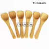8 storlek små bambu skedar naturliga eeo-vänliga mini honungskedar kök mini kaffe tesked barn glass scoop 9 ~ 16cm bes121