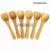 8 Size Small bamboo Spoons Natural Eeo-Friendly Mini Honey Spoons Kitchen Mini Coffee Teaspoon Kids Ice Cream Scoop 9~16cm PRO232