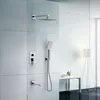 Shower Faucet Set Rainfall Folding Bathtub System Hidden Bathroom Shower Faucets Mixer Tap L2478-2