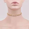 Weimanjingdian бренд кубический цирконий CZ Crystal Heart Ожерелье для женщин -любителей женских девушек Sparkly Banquet Jewelry Choker