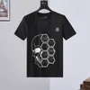 designer T-shirt herr Skull Summer Basic Massivt kristalltryck bokstav Skateboard Casual Punk toppar Tee Shirts Mode lyxiga kläder kort ärm 100 % bomull M-3XL